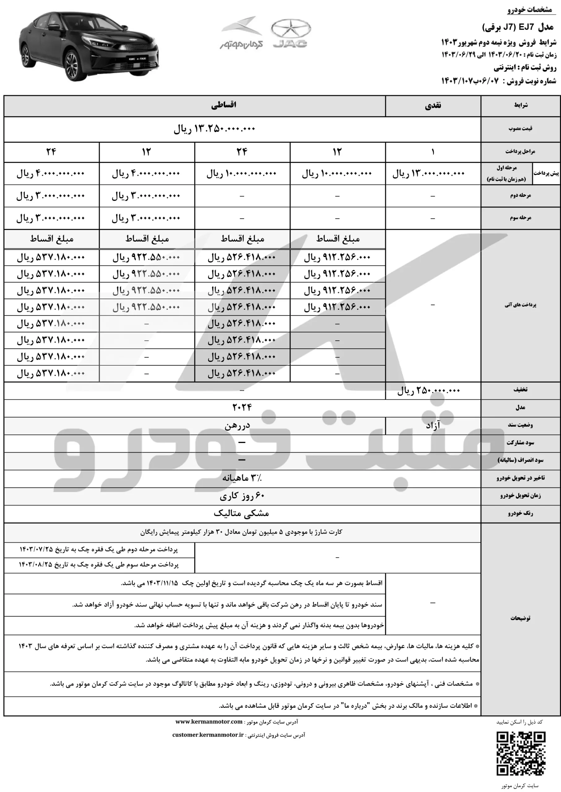  کی ام سی EJ7 